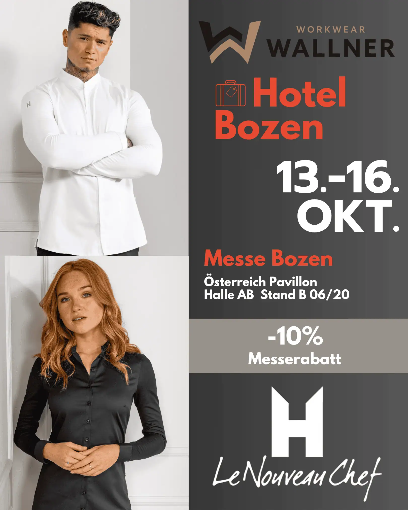 Hotel Bozen Messe 13.10. - 16.10.2025