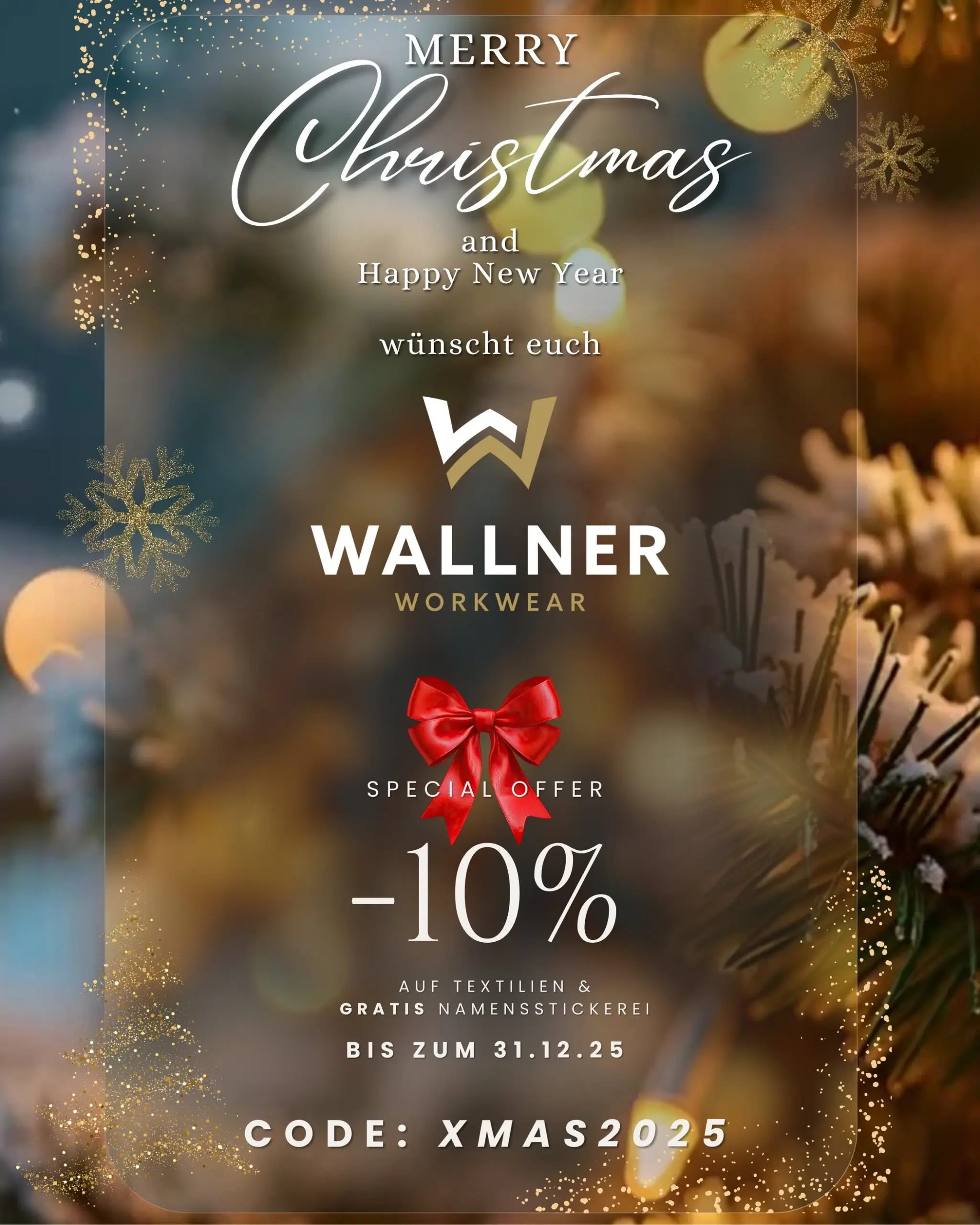 Weihnachten 2025 -10% Rabatt